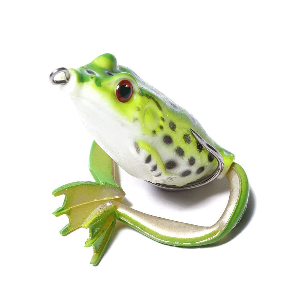 5PCS Thunder Frog Fishing Lures Kit with Box – Realistic Topwater Soft Frogs
