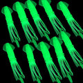 Luminous Squid Fishing Baits – 10pcs Soft Glow-in-the-Dark Lures
