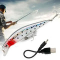 Rechargeable LED Twitching Fishing Lure – USB Powered