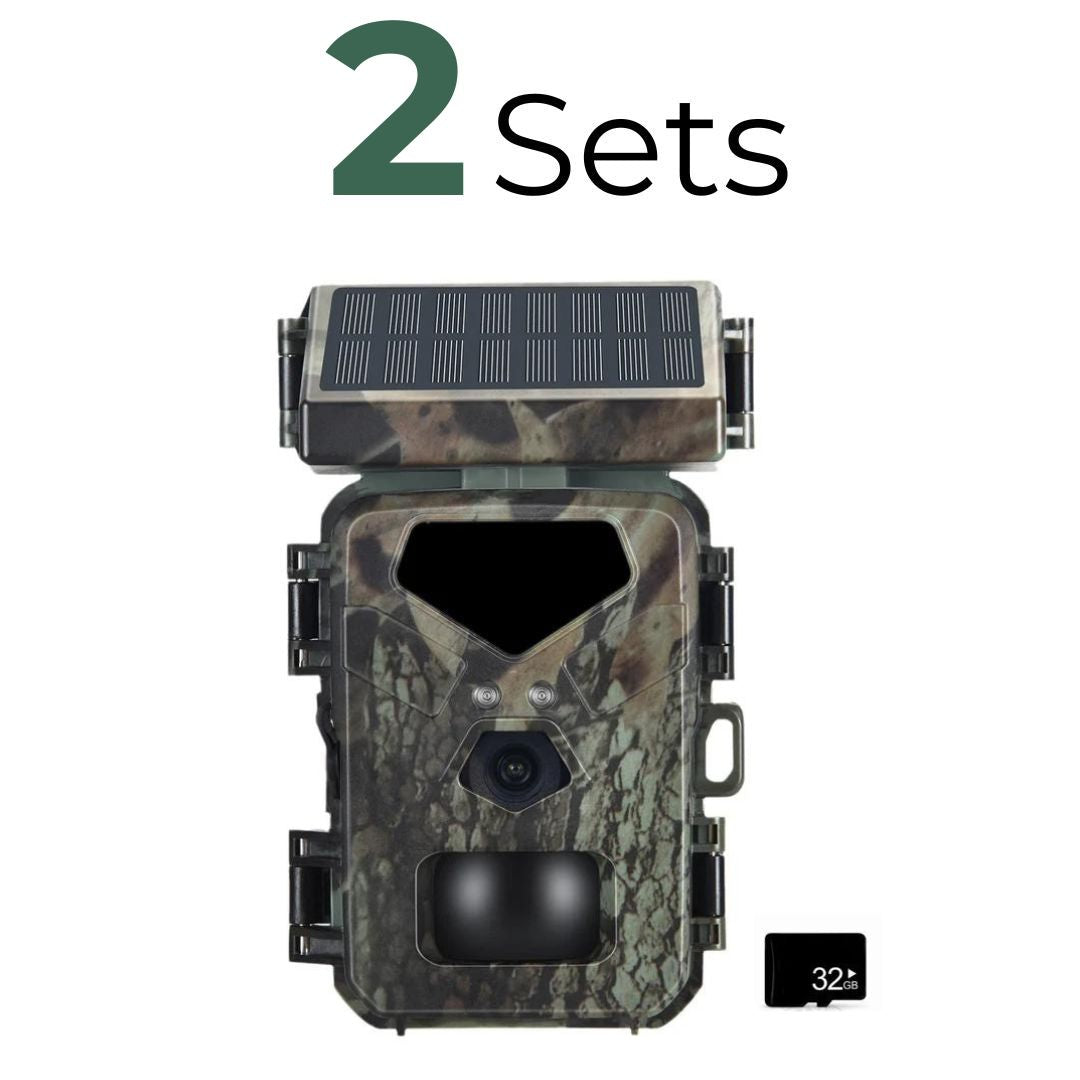 1080P Solar Hunting Camera with Advanced Night Vision: WildStrike SOL1
