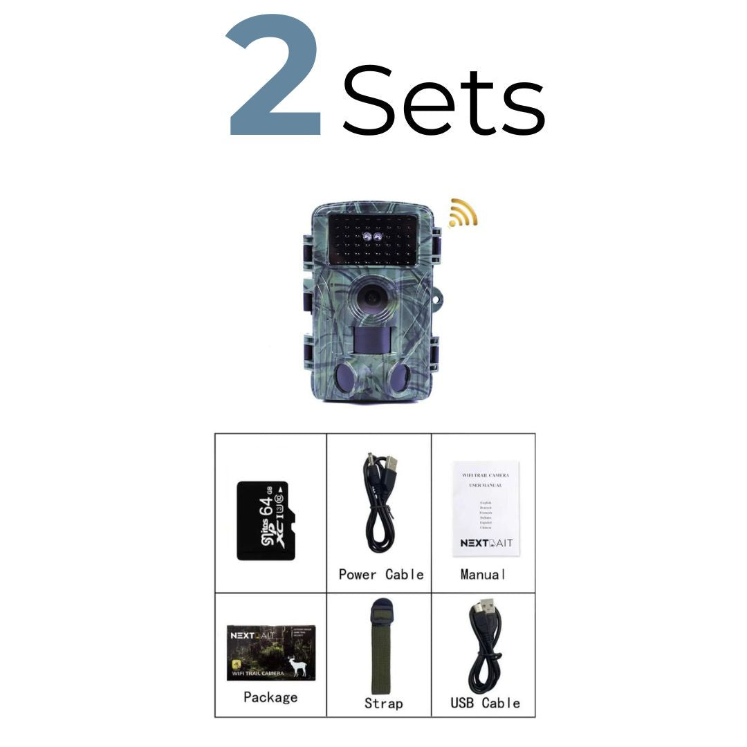 4K Ultra HD Hunting Trail Camera with WIFI & Live Night Vision Streaming