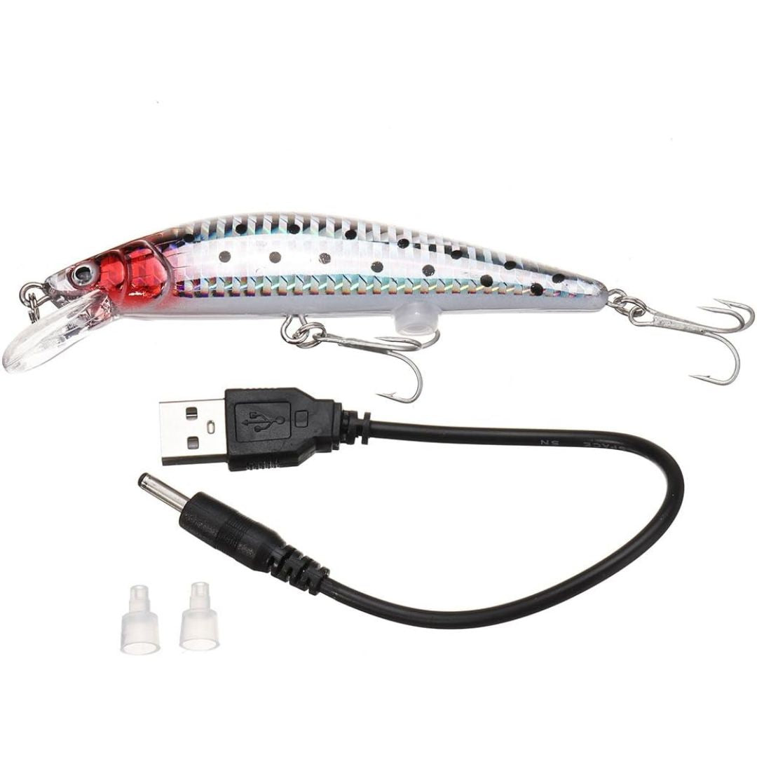 Rechargeable LED Twitching Fishing Lure – USB Powered