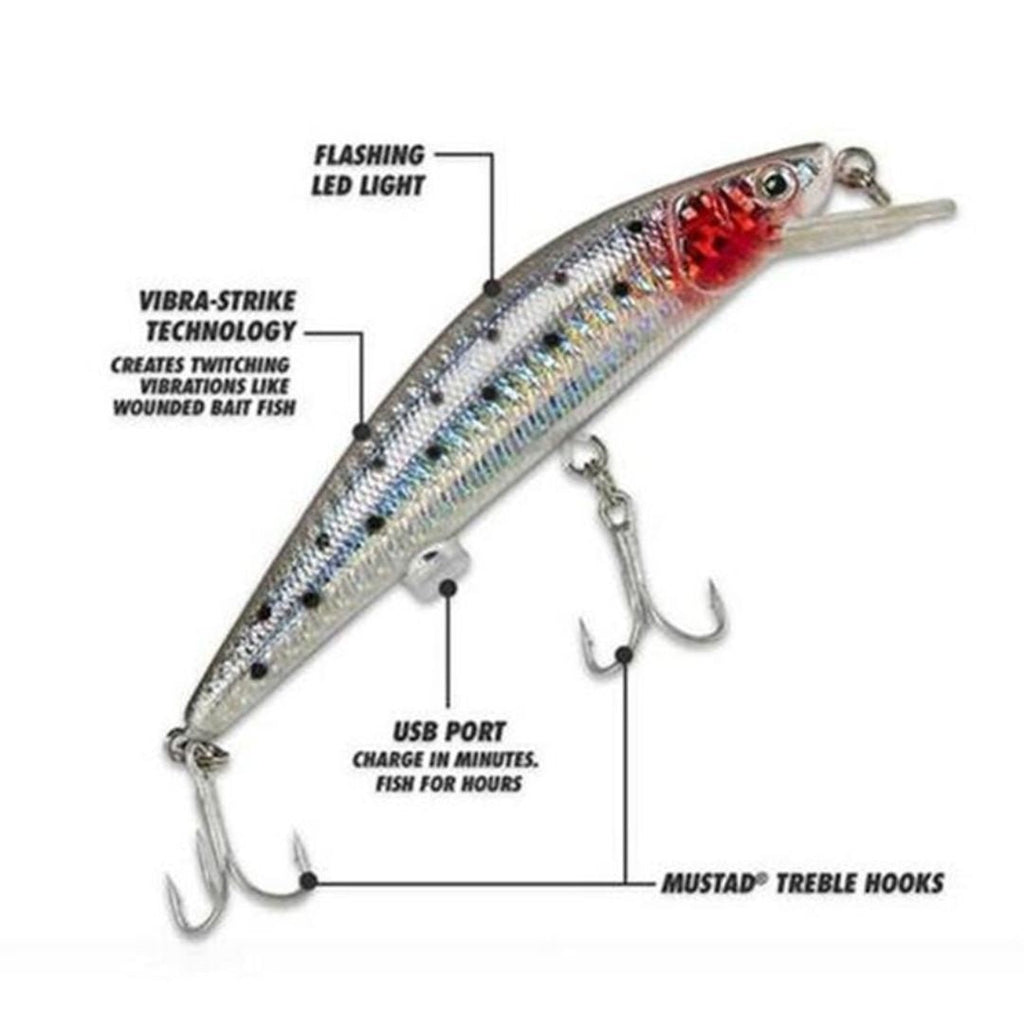 Rechargeable LED Twitching Fishing Lure – USB Powered