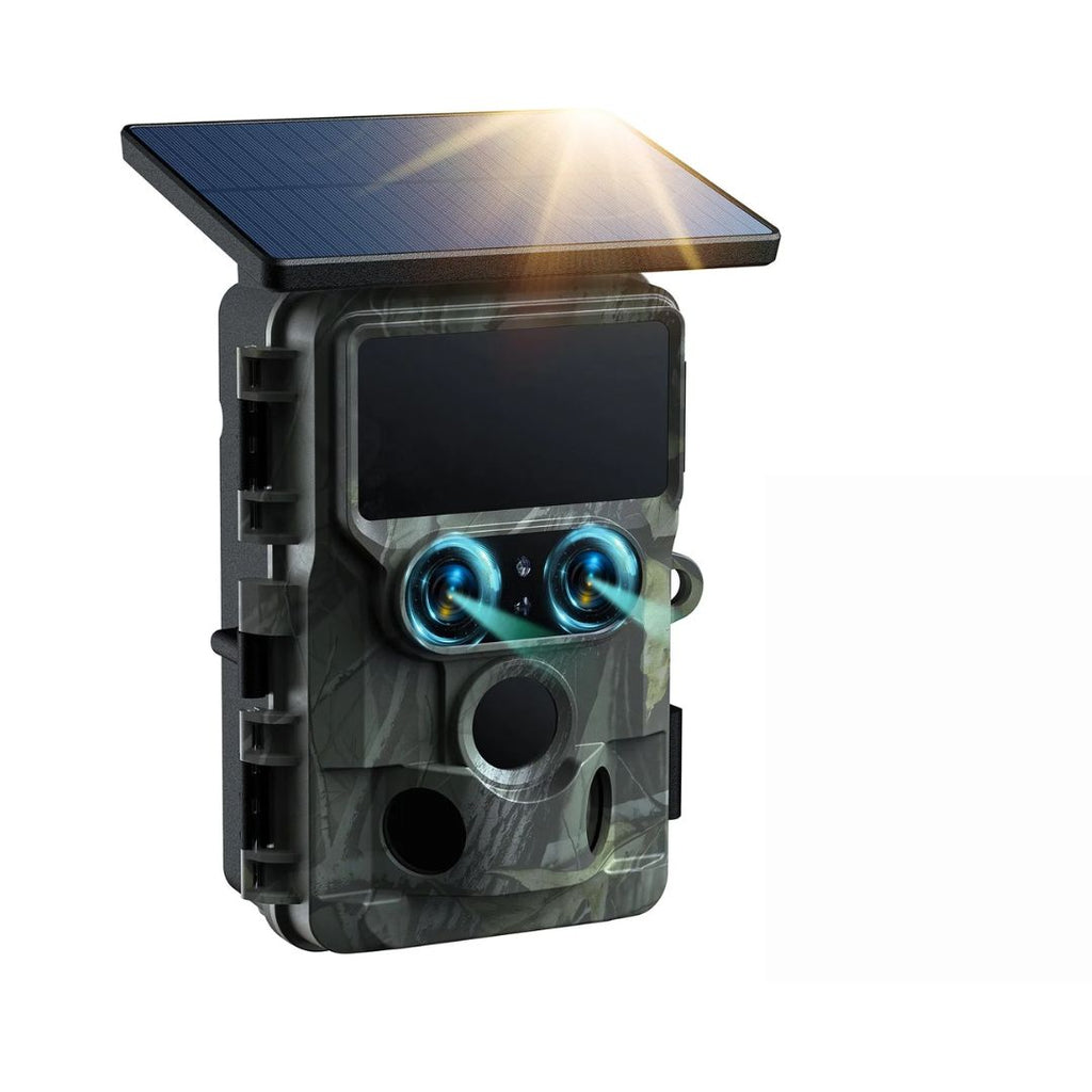 Solar Powered Dual Lens 4K Trail Camera with WIFI - NV-SOL2Pro
