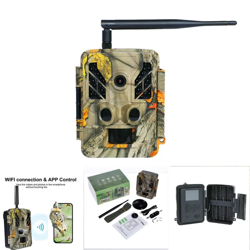 4K Hunting Trail Camera with WIFI/LTE & GPS Tracking
