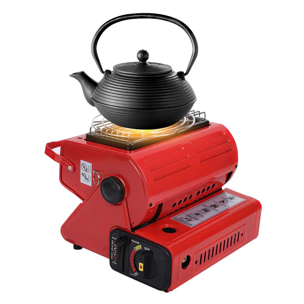 2-in-1 Portable Butane Heater & Stove – Stay Warm, Cook Anywhere