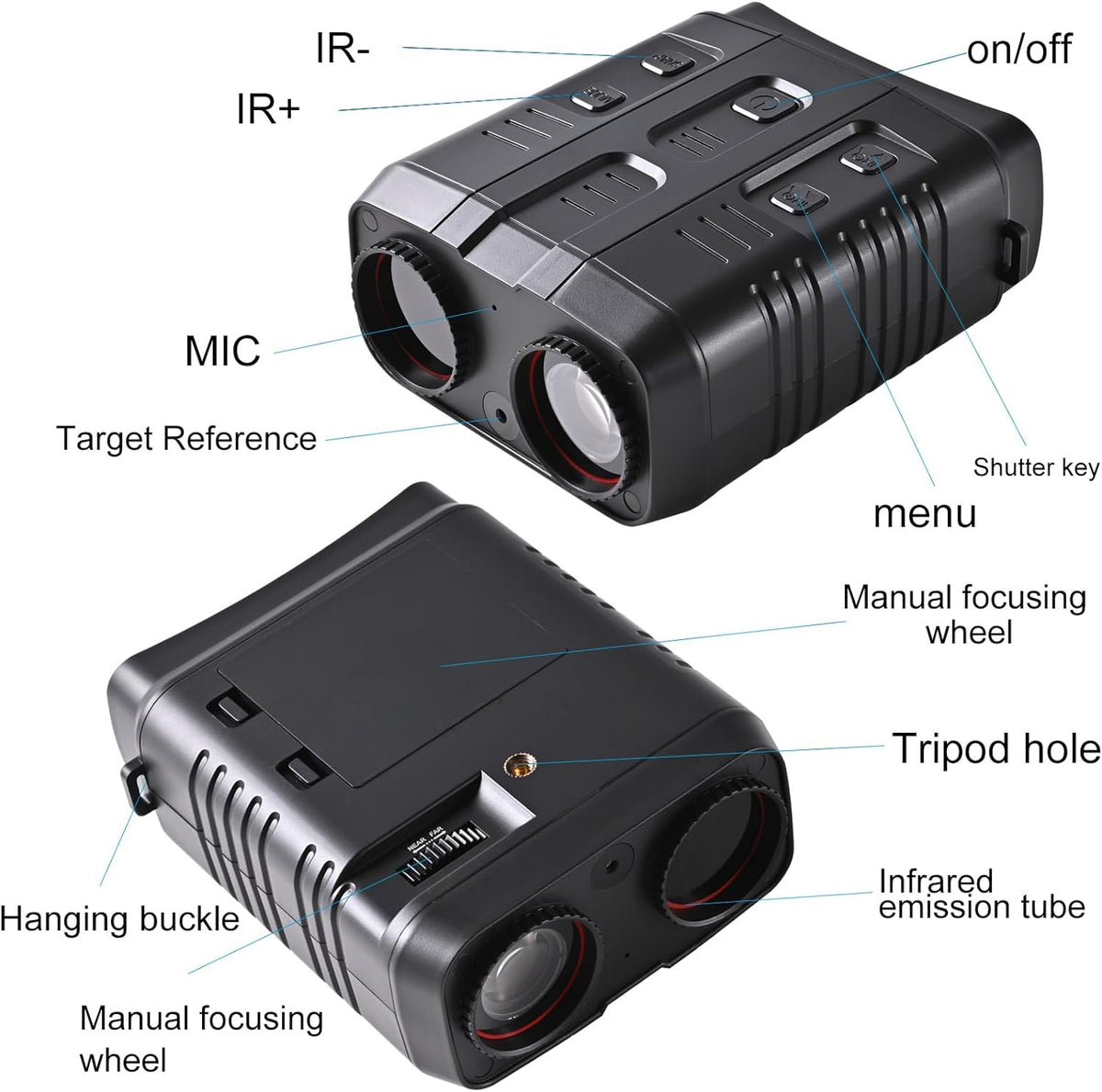 Night Vision Binoculars - WildStrike NV200-R