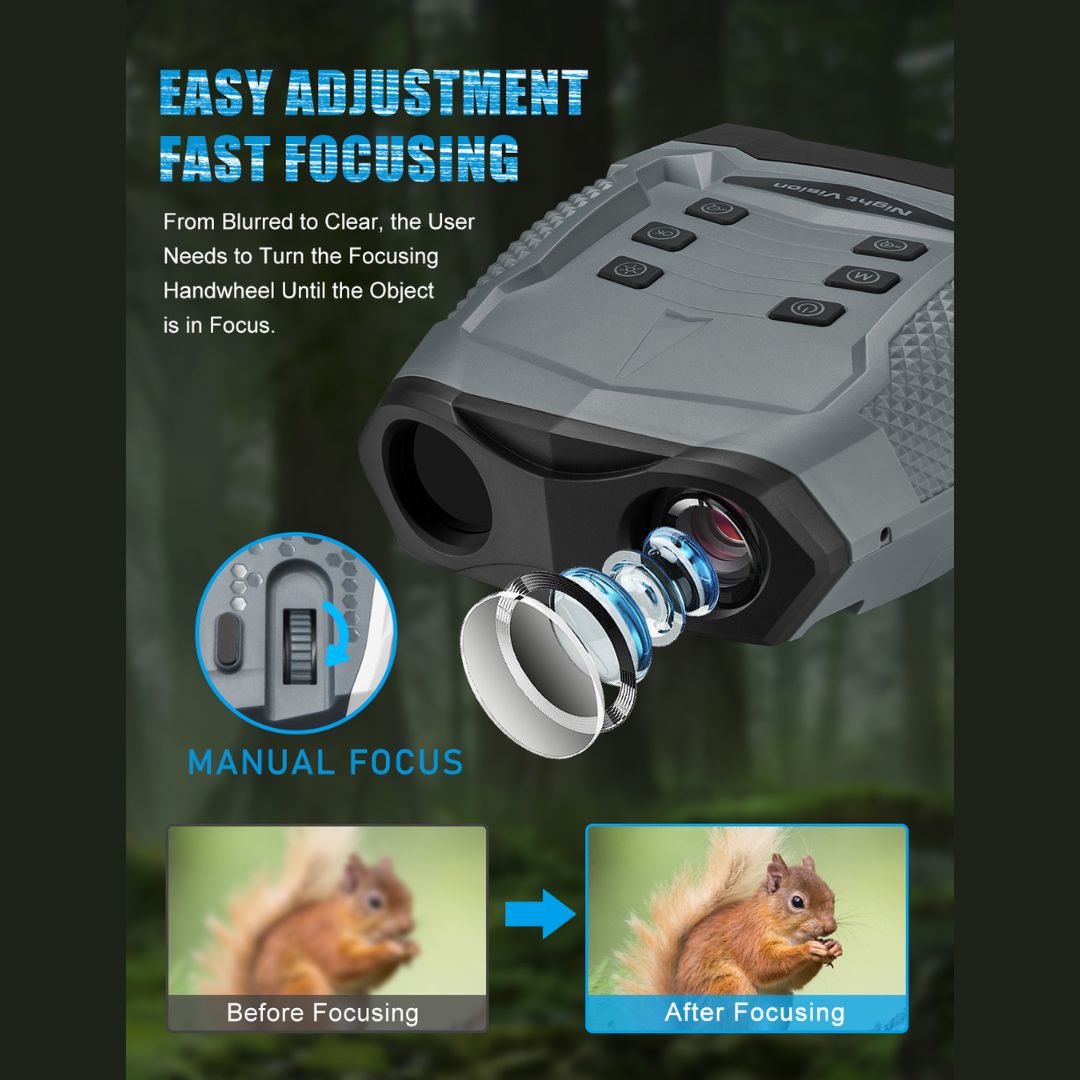 True 4K Mini Night Vision Infrared Binoculars - NV600-X