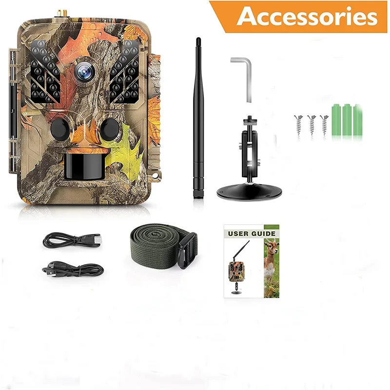 4K Hunting Trail Camera with WIFI/LTE & GPS Tracking