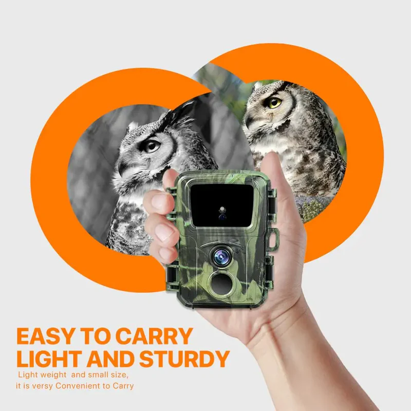 Mini Trail Hunting Camera 1080P Wildlife Night Vision