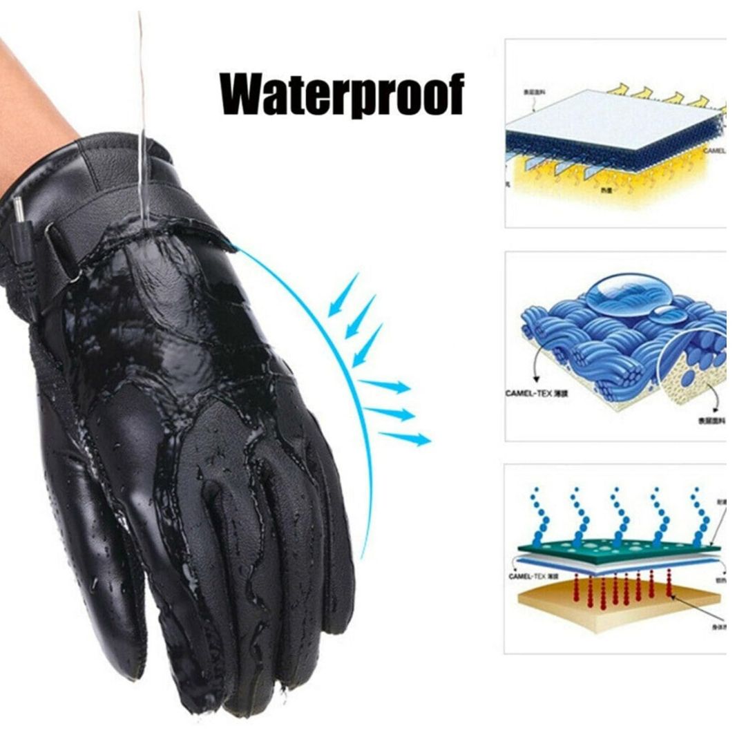 USB Heated Winter Gloves – Windproof, Touchscreen & Thermal Comfort