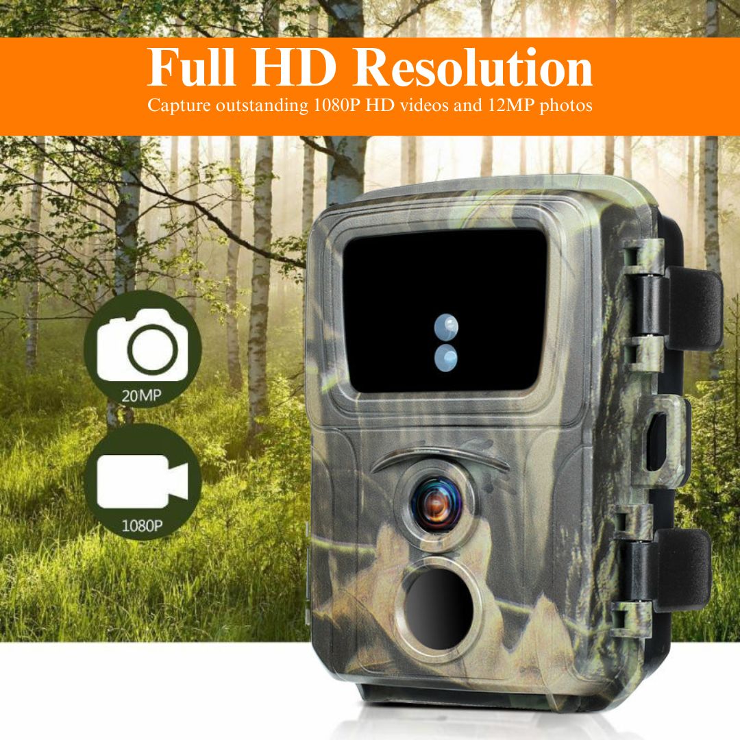 Mini Trail Hunting Camera 1080P Wildlife Night Vision