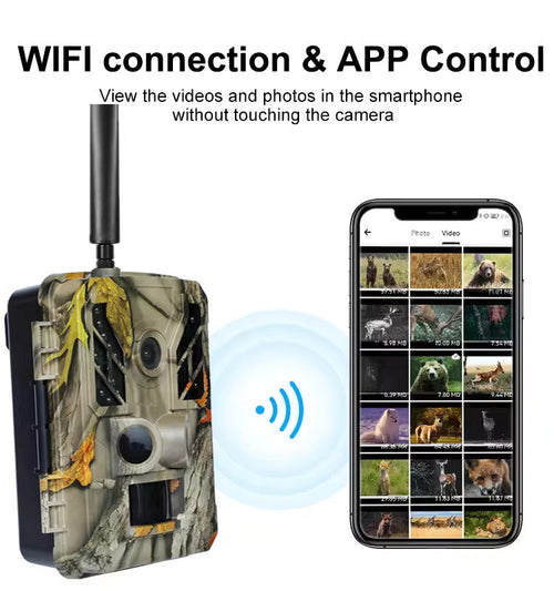 4K Hunting Trail Camera with WIFI/LTE & GPS Tracking