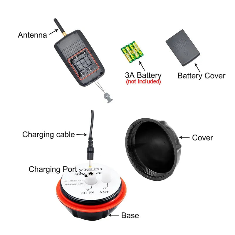 Portable Wireless Fish Finder for Lakes and Seas | Fish Finder Pro