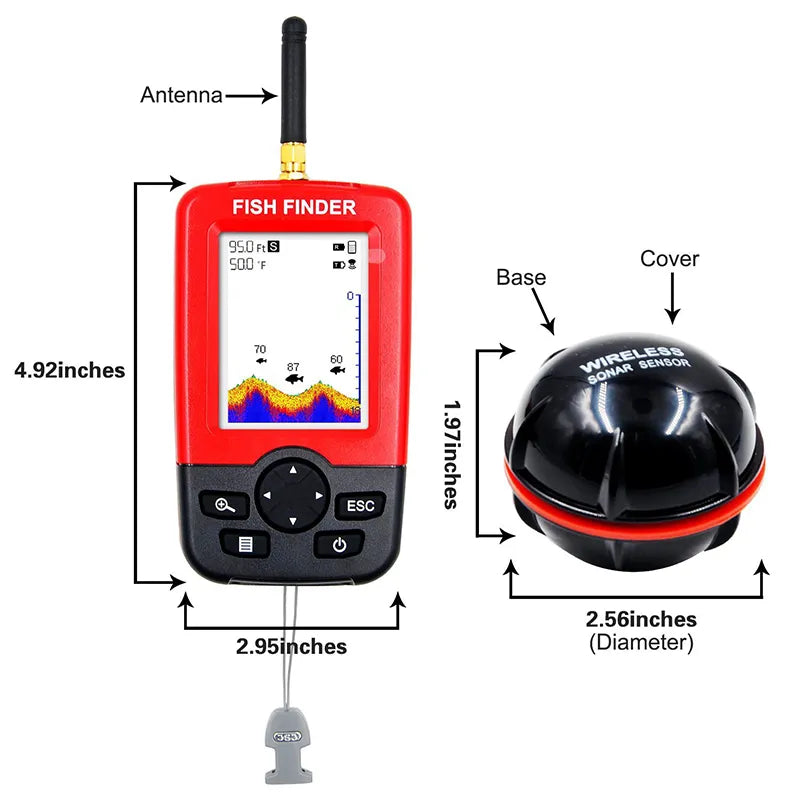 Portable Wireless Fish Finder for Lakes and Seas | Fish Finder Pro