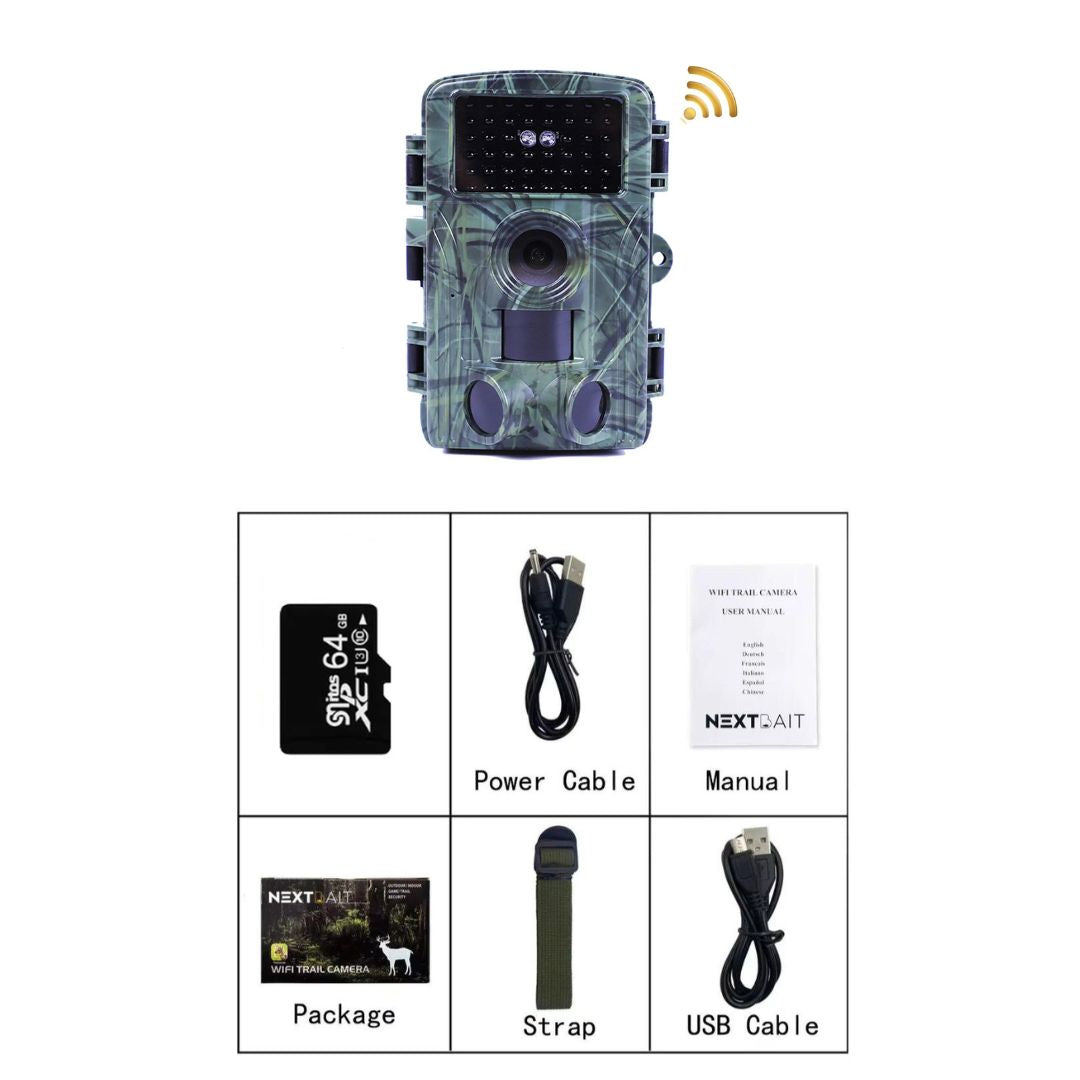 4K Ultra HD Hunting Trail Camera with WIFI & Live Night Vision Streaming