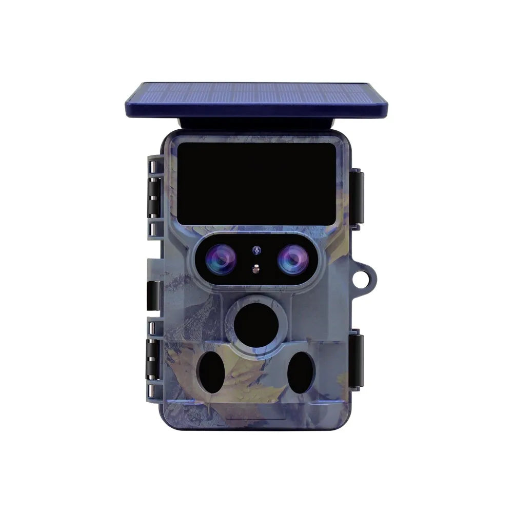 Solar Powered Dual Lens 4K Trail Camera with WIFI - NV-SOL2Pro