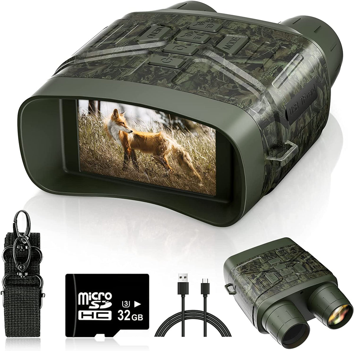 True 4K Night Vision Binoculars with 4000Mah Rechargeable Battery | NV 400-X