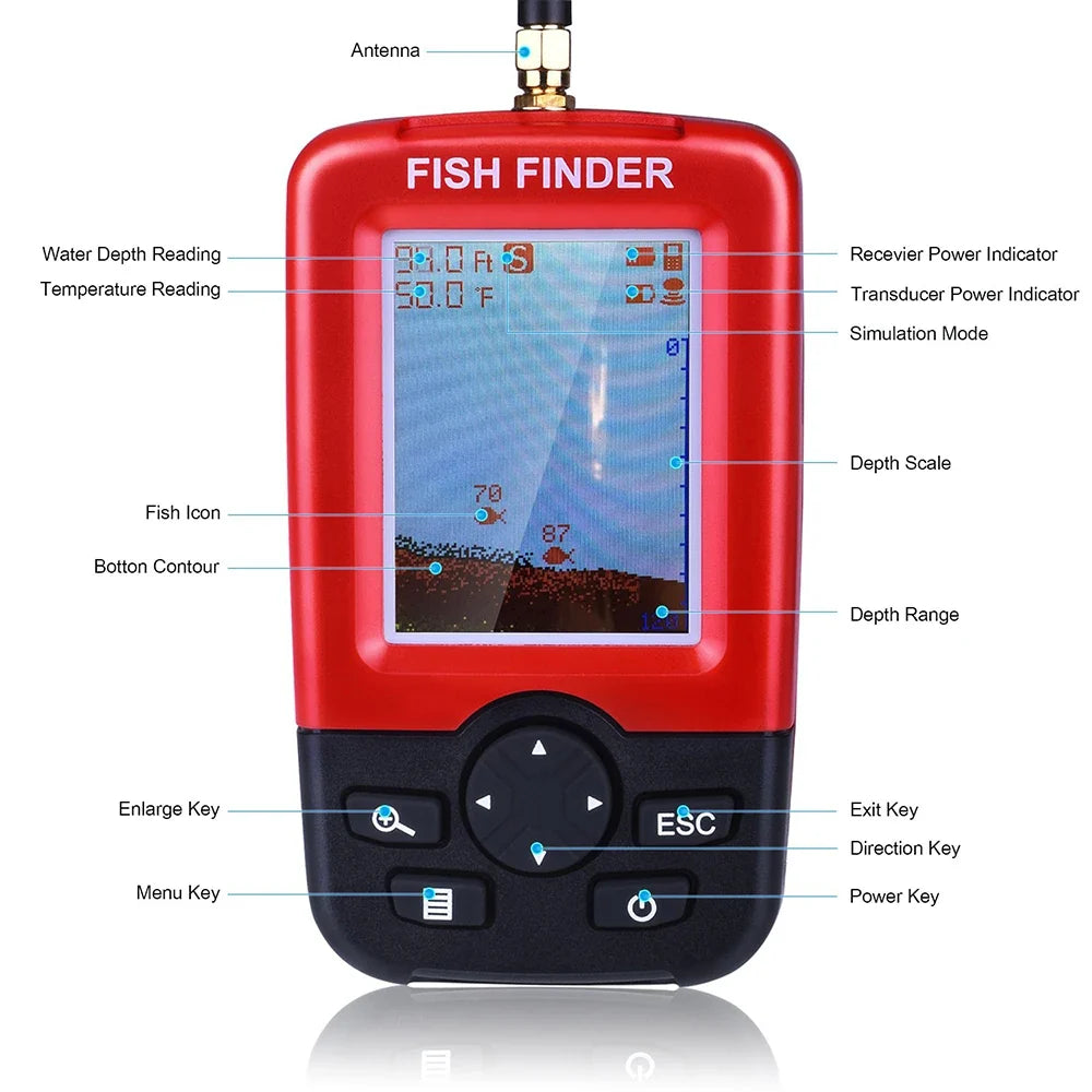 Portable Wireless Fish Finder for Lakes and Seas | Fish Finder Pro