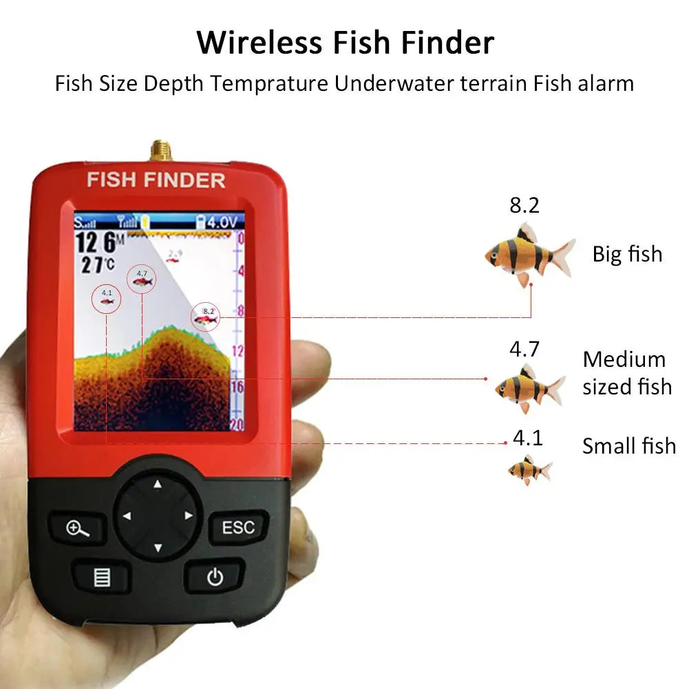 Portable Wireless Fish Finder for Lakes and Seas | Fish Finder Pro