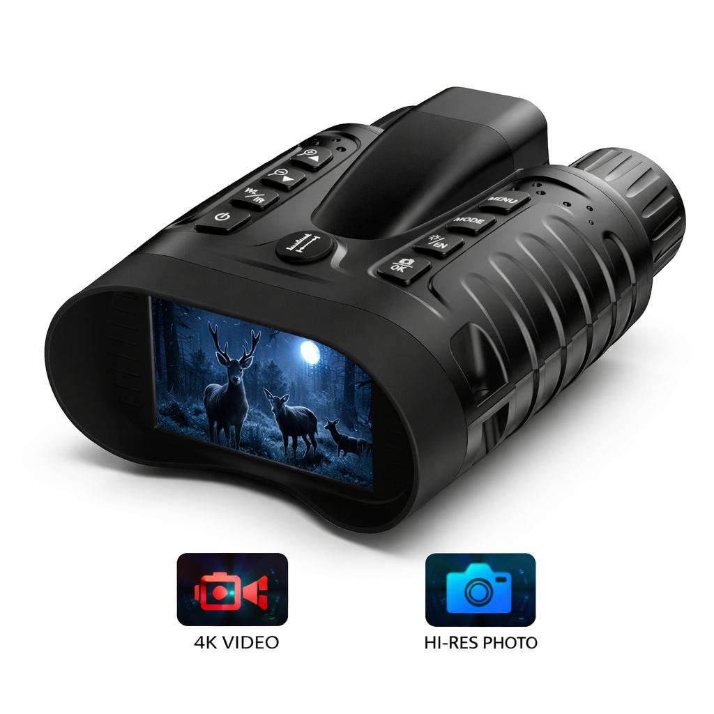 NV-550R Sentinel 4K Night Vision Binoculars with Laser Rangefinder