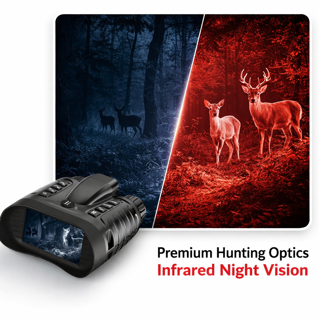NV-550R Sentinel 4K Night Vision Binoculars with Laser Rangefinder
